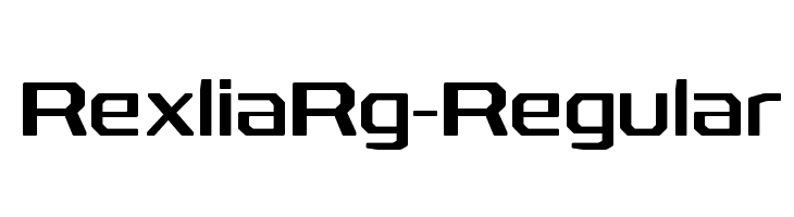 RexliaRg-Regular  नि: शुल्क फ़ॉन्ट्स डाउनलोड