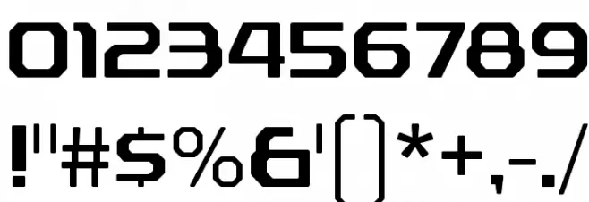 RexliaRg-Regular Font OTHER CHARS