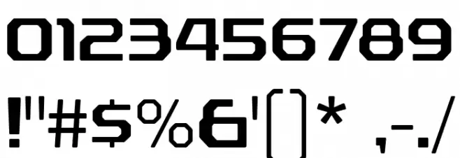RexliaRg-Regular Font OTHER CHARS