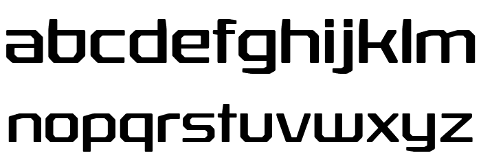 RexliaRg-Regular Font LOWERCASE