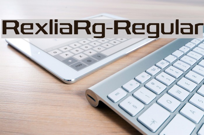 RexliaRg-Regular Font examples