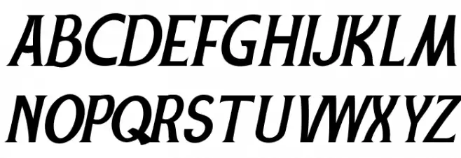 Rexmone DEMO Italic フォント 大文字