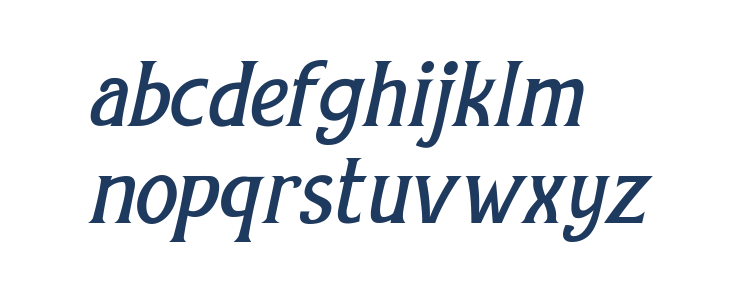 Rexmone DEMO Italic Lowercase