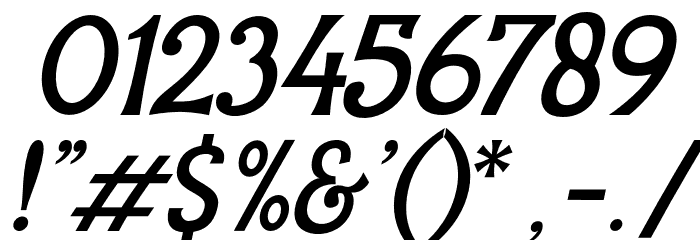 RexmoneDEMO-Italic Font OTHER CHARS