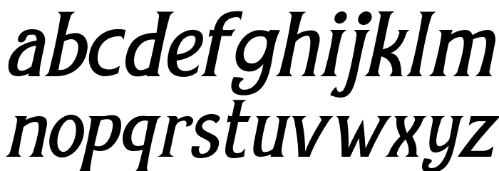 RexmoneDEMO-Italic Font LOWERCASE
