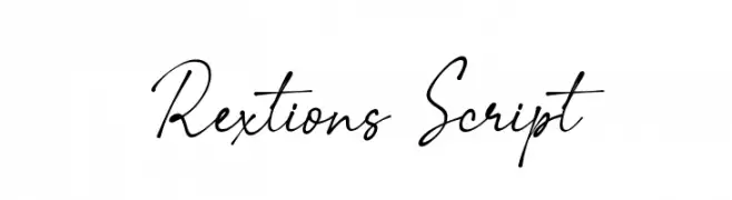 Rextions Script  Скачать бесплатные шрифты
