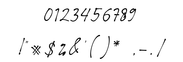 Rextions Script Font OTHER CHARS