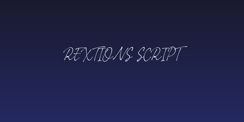 Rextions Script Social Header