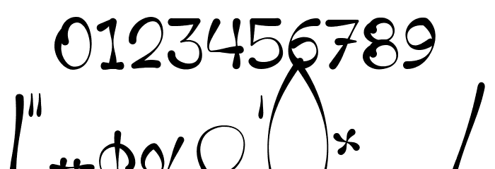 Rey Simpson Font OTHER CHARS