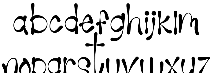 Rey Simpson Font LOWERCASE