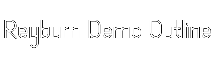 Reyburn Demo Outline  Fuentes Gratis Descargar