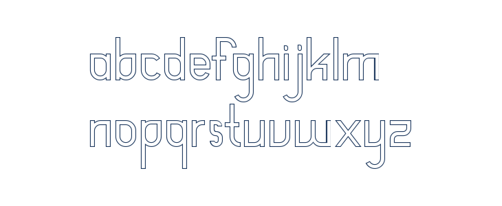 Reyburn Demo Outline Lowercase