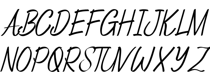 Reyburn Demo Script Font OTHER CHARS