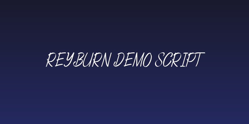 Reyburn Demo Script Social Header