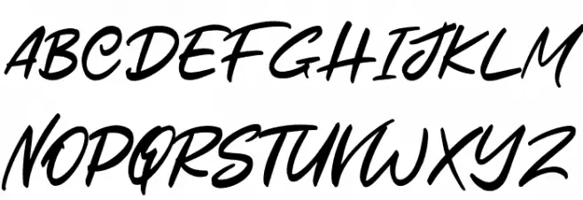 Reyhans Schriftart Groß