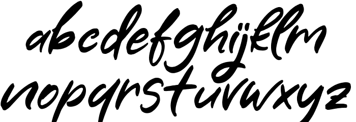Reyhans Font LOWERCASE