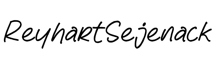 Reyhart Sejenack  フリーフォントのダウンロード