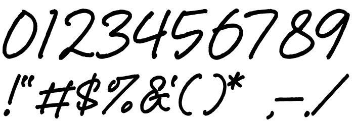 Reyhart Sejenack Font OTHER CHARS