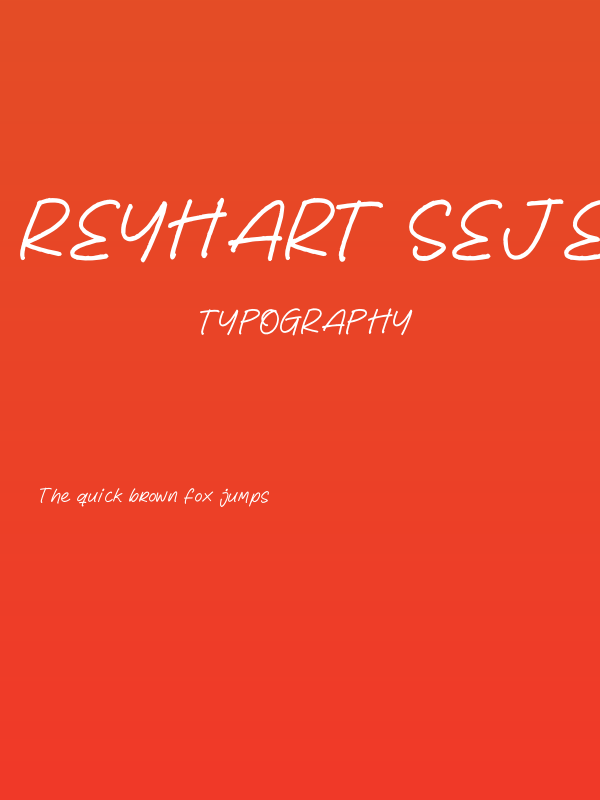 Reyhart Sejenack Poster