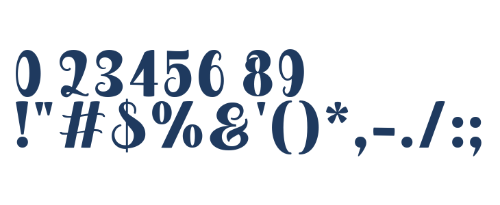 Reyla Regular Other Characters