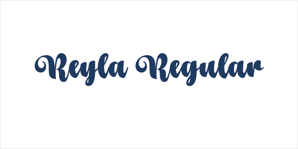 Reyla Regular Logo