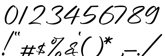 Reymonde Signature Font OTHER CHARS