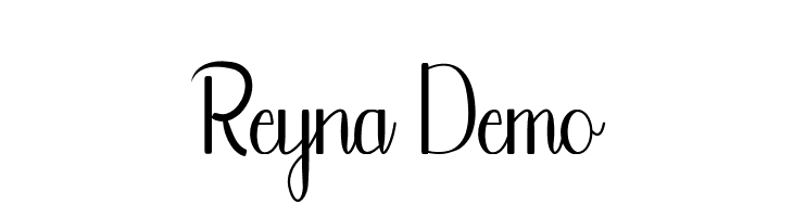 Reyna Demo  Скачать бесплатные шрифты