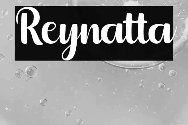 Reynatta Font examples