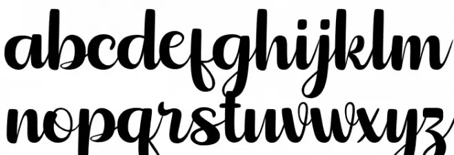 Reynatta Font LOWERCASE