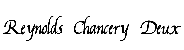 Reynolds Chancery Deux  font caratteri gratis