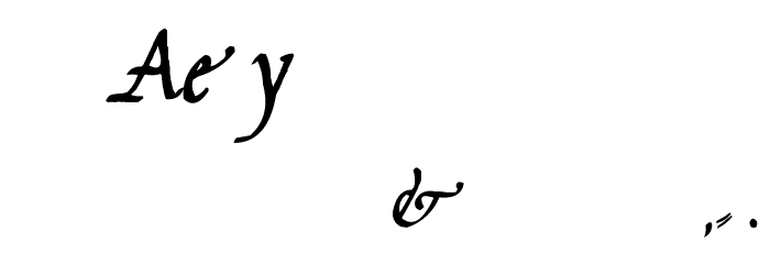 Reynolds Chancery Deux Font OTHER CHARS