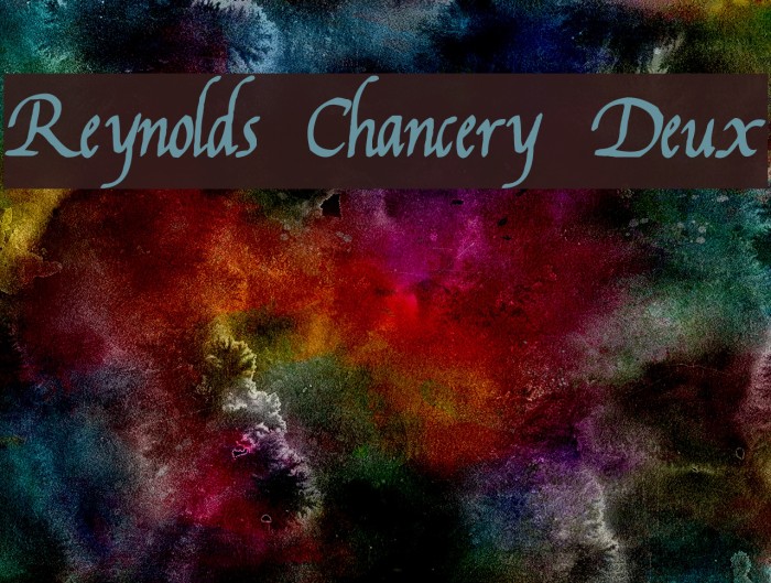 Reynolds Chancery Deux Font examples