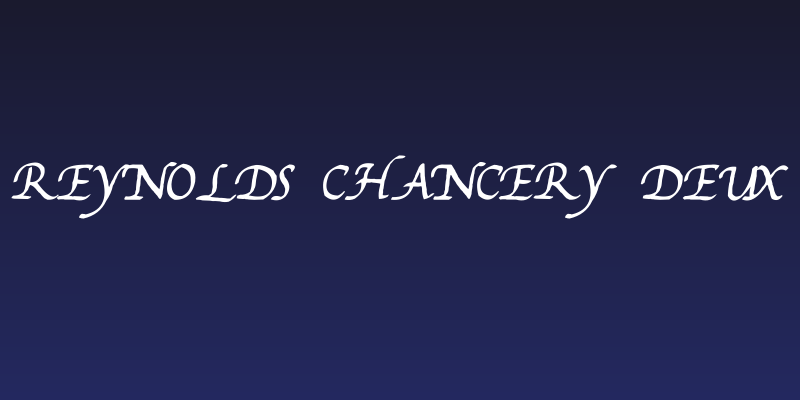 Reynolds Chancery Deux Social Header