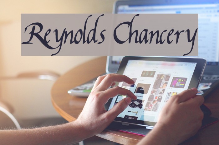 Reynolds Chancery Font examples