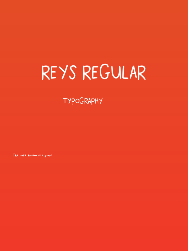 Reys Regular Poster