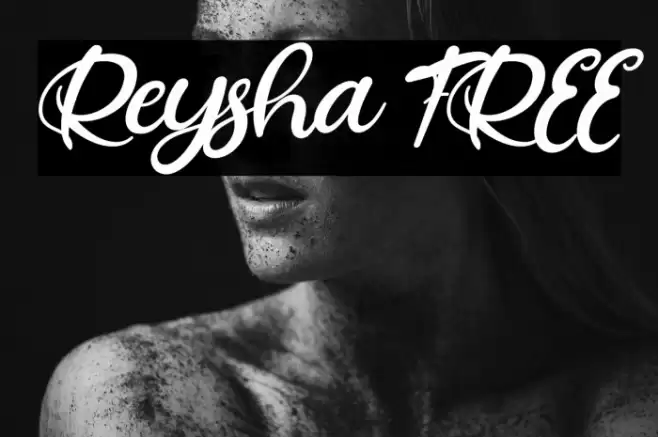 Reysha FREE Font examples