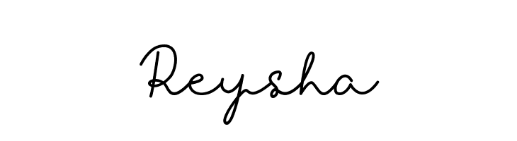 Reysha  baixar fontes gratis