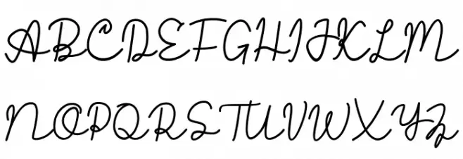 Reysha Schriftart Groß
