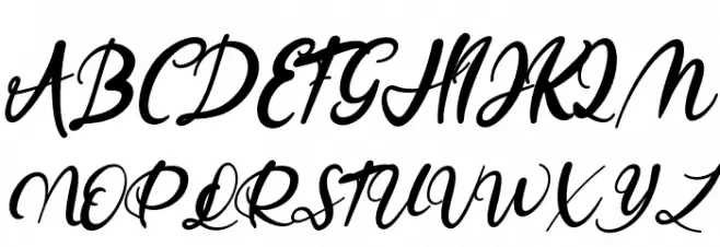ReyshaFREE Font Litere mari