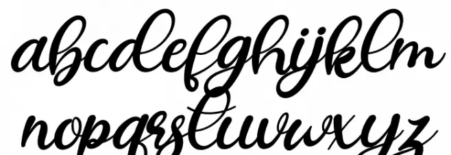 ReyshaFREE 字体 小写