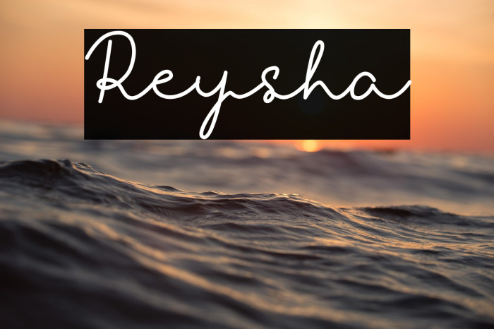 Reysha Example 1