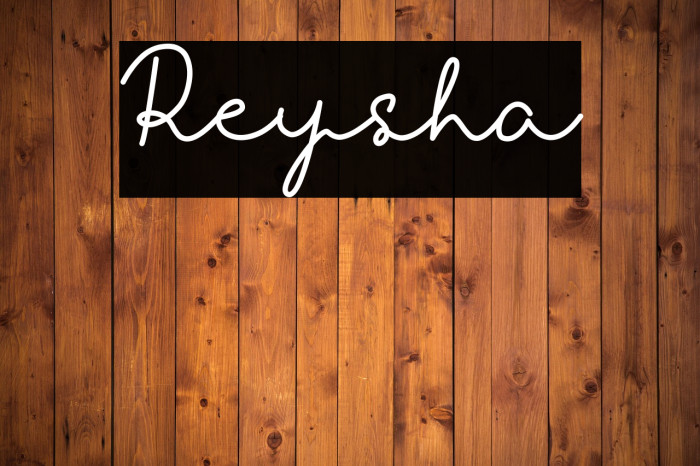 Reysha Example 2
