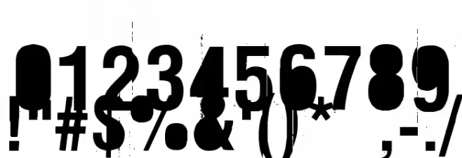 Rez Font OTHER CHARS