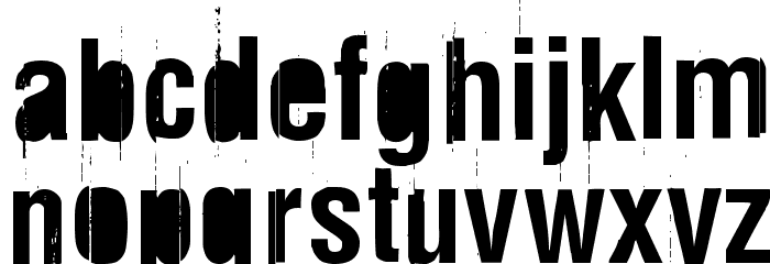 Rez Font LOWERCASE