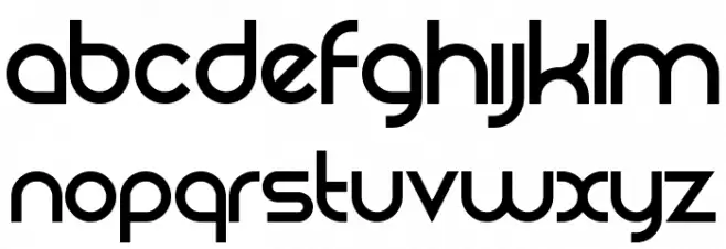 Rezland Logotype Font Fuentes MAYÚSCULAS