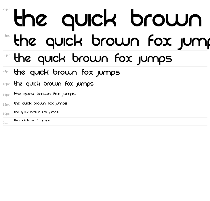 Rezland Logotype Font Waterfall