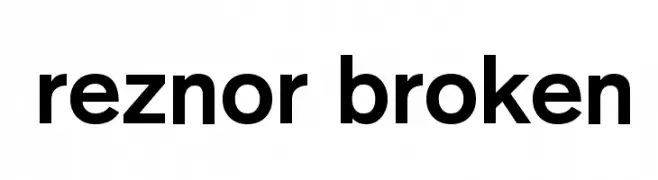 Reznor Broken  baixar fontes gratis