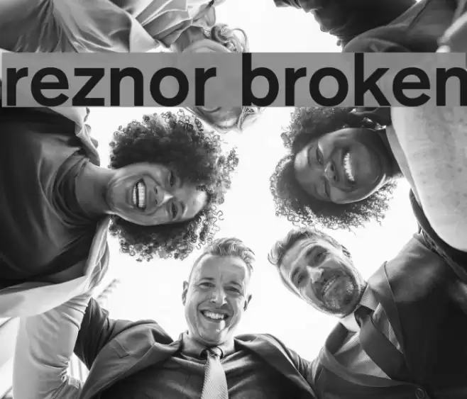 Reznor Broken Caratteri examples