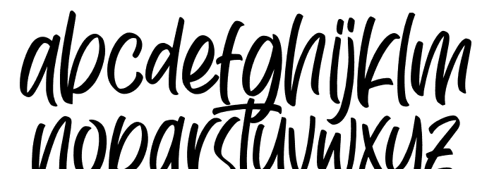 Rezpector Font LOWERCASE
