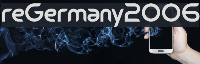 reGermany2006 Schriftart examples